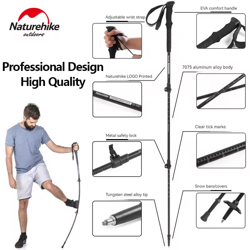 CampNest™ Foldable trekking pole for walking