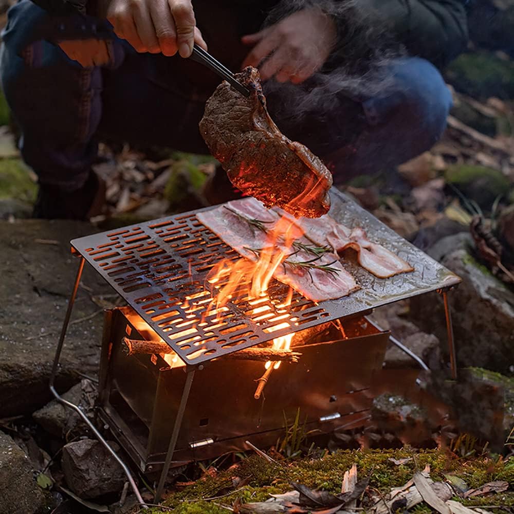 CampNest™ Titanium Frying Plate Camping BBQ Grilled (Naturehike)