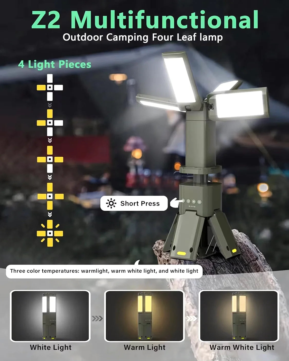 CampNest™ Rechargeable Multifunctional Outdoor Waterproof Camping Light