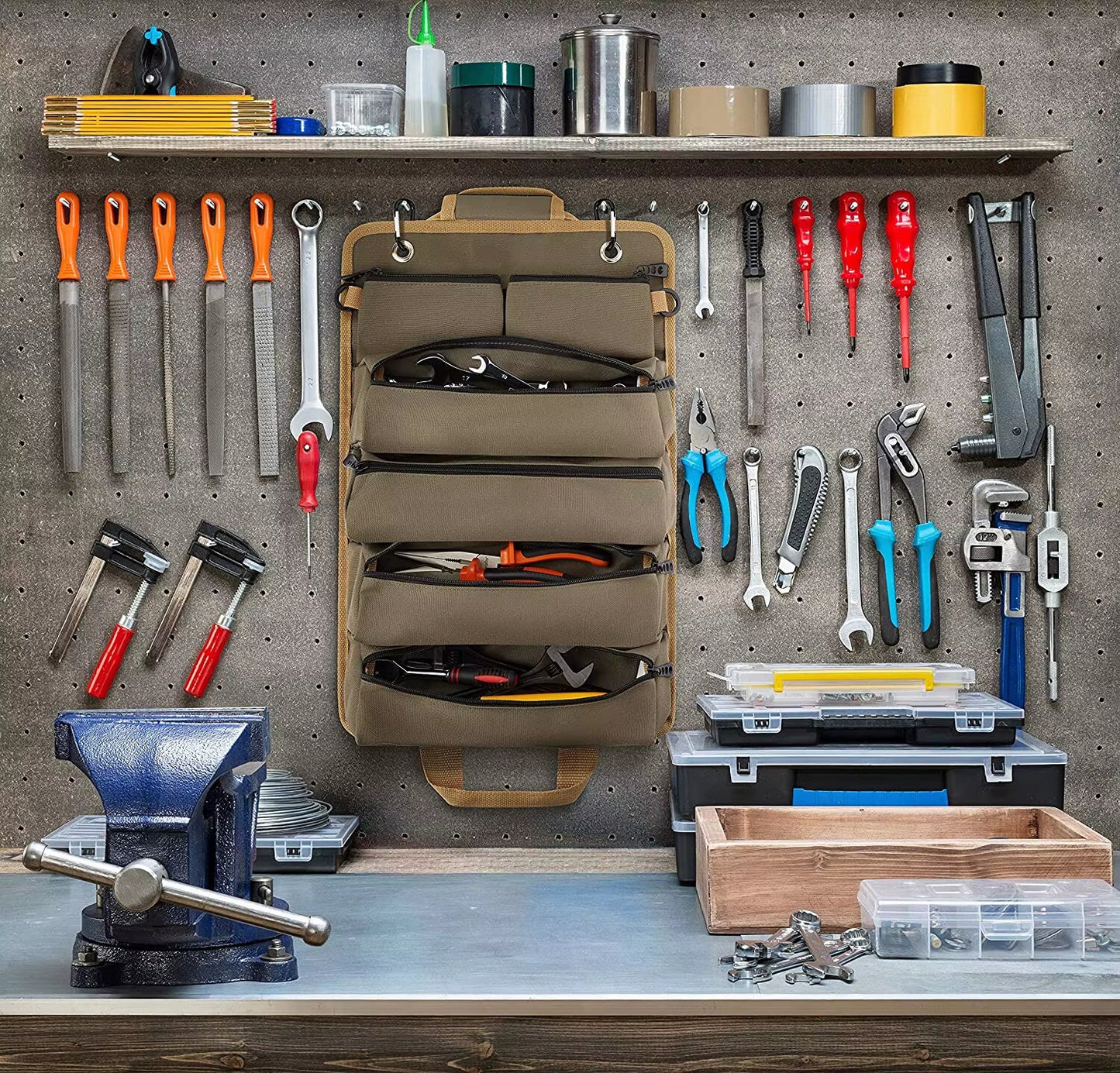 CampNest™ Tool Organizers - Small Tool Bag 6 Tool Pouches