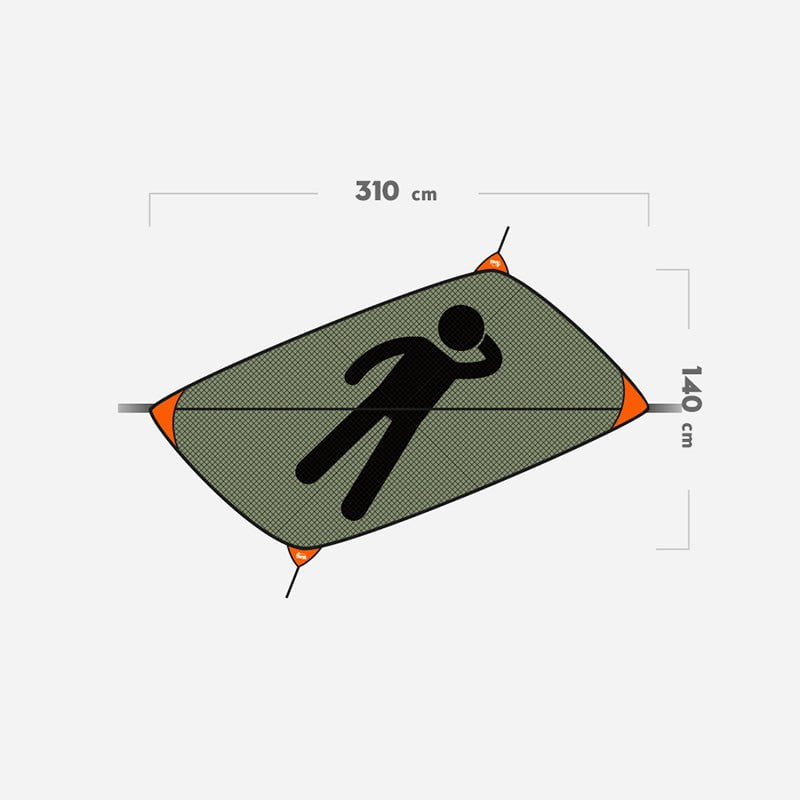 CampNest™ Portable Outdoor Hammock with Mosquito Net