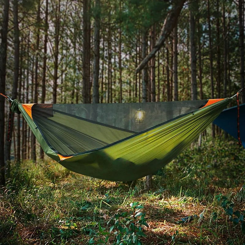 CampNest™ Portable Outdoor Hammock with Mosquito Net